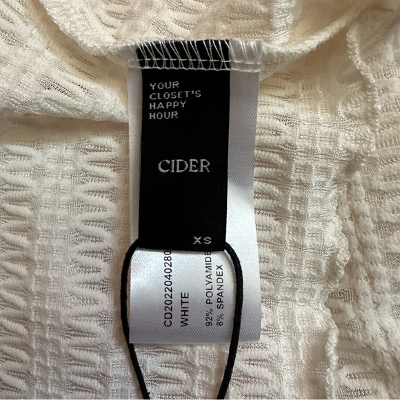 Cider Sweaters Cider White Textured Crop Cardigan Poshmark